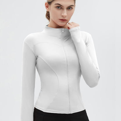 Women'S Workout Yoga Jacket Full Zip Running Track Jacket Long Sleeve Yoga Shirt Women Zip Fitness Yoga Shirt Winter Warm Gym Top Activewear Running Coats Yoga Shirt Woman